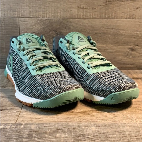 Reebok Shoes - Reebok Speed TR Flexweave Sneakers Green/Chalk/Gum